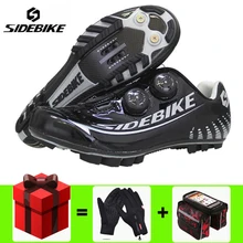 SIDEBIKE/Обувь для велоспорта; мужские кроссовки; sapatilha ciclismo; mtb; горный велосипед; самоблокирующаяся гоночная обувь; Sapatilha Ciclismo