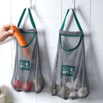 

Storage Bag Breathable Storage Mesh Bag Kitchen Hollow out Hanging Bag