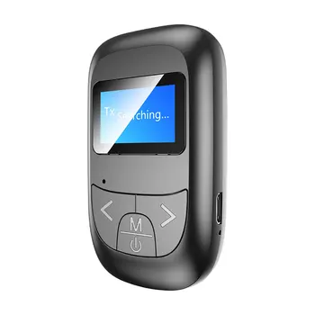 

Bluetooth 5.0 Wireless Audio Adapter Stable Data Transfer Music Plug And Play Receiver Transmitter Fast Speed LCD Display Laptop