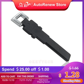 

OkeyTech Car-Styling Remote Uncut Emergency Car Key Fob Insert Blank Blade For VW VOLKSWAGEN For Passat B6 B7 CC Insert Smart