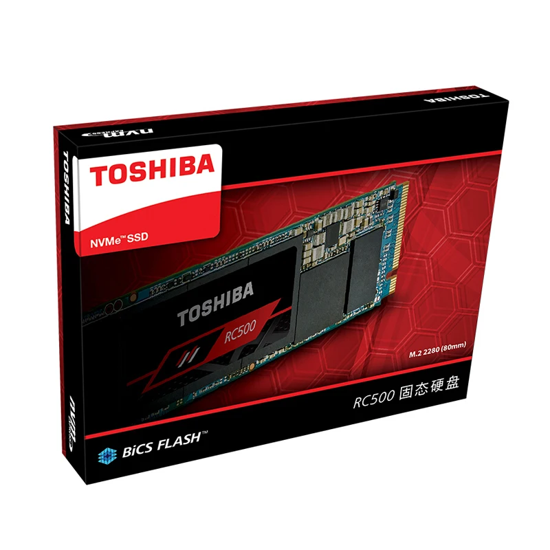 TOSHIBA 3D NAND RC500 SSD 250 ГБ 500 ГБ 1 ТБ M.2 2280 NVMe PCIe Gen3x4 Внутренний твердотельный диск Жесткий диск для ноутбука
