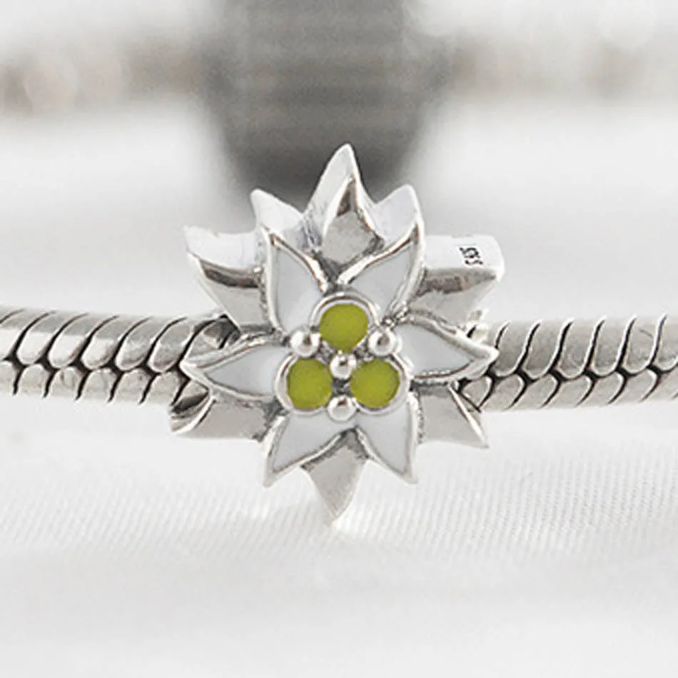 Аутентичные Подвески из бисера S925 Edelweiss подходят для женского браслета ювелирные