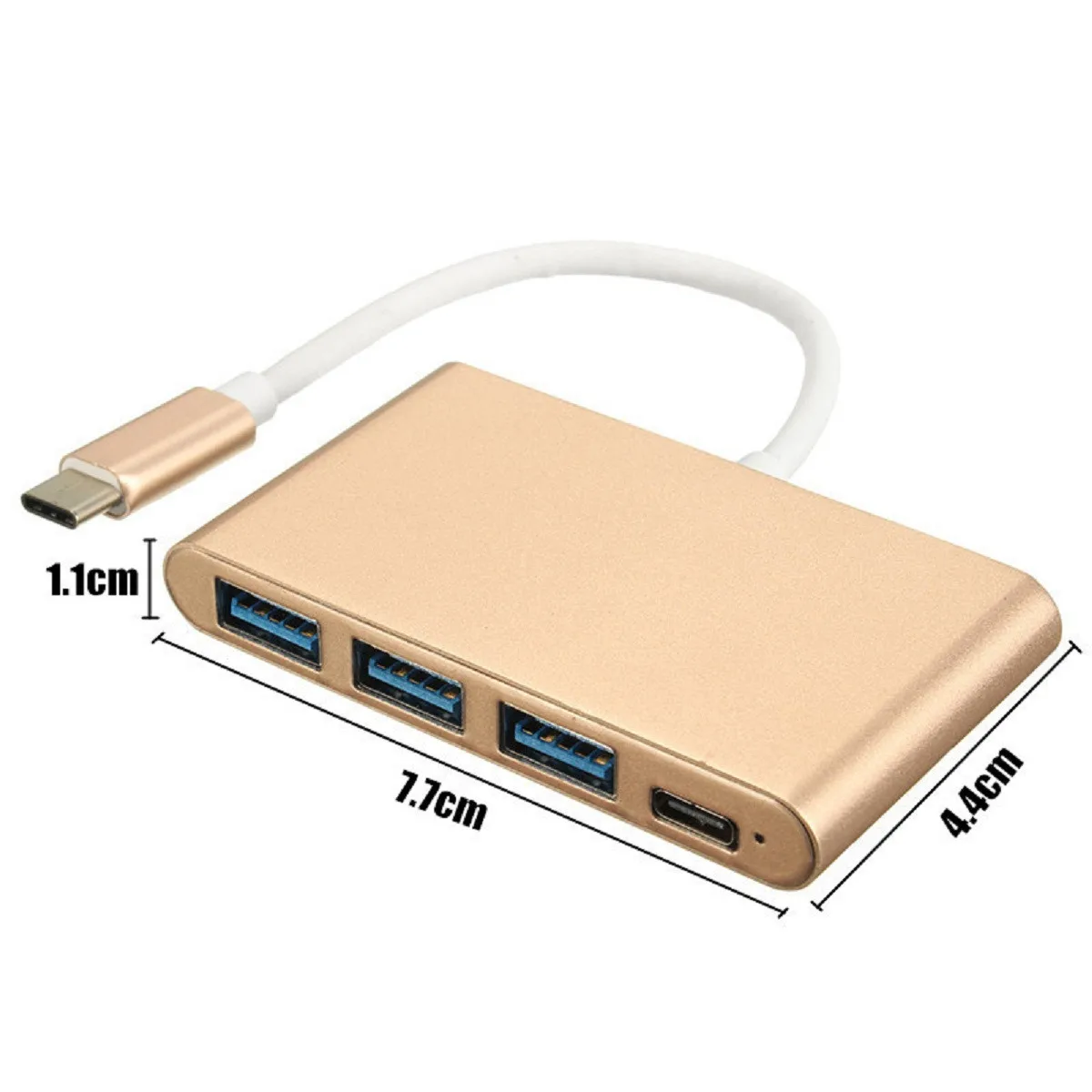 Для 12inchMacbooks 4 порта портативный OTG концентратор USB разветвитель Тип C USB 3,1 адаптер концентраторы USB 3,0 многопортовый для воздуха-ноутбука ПК планшета