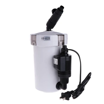

Ultra-Quiet External Filter Bucket HW-602B For Aquarium Fish Tank With Pump Hose