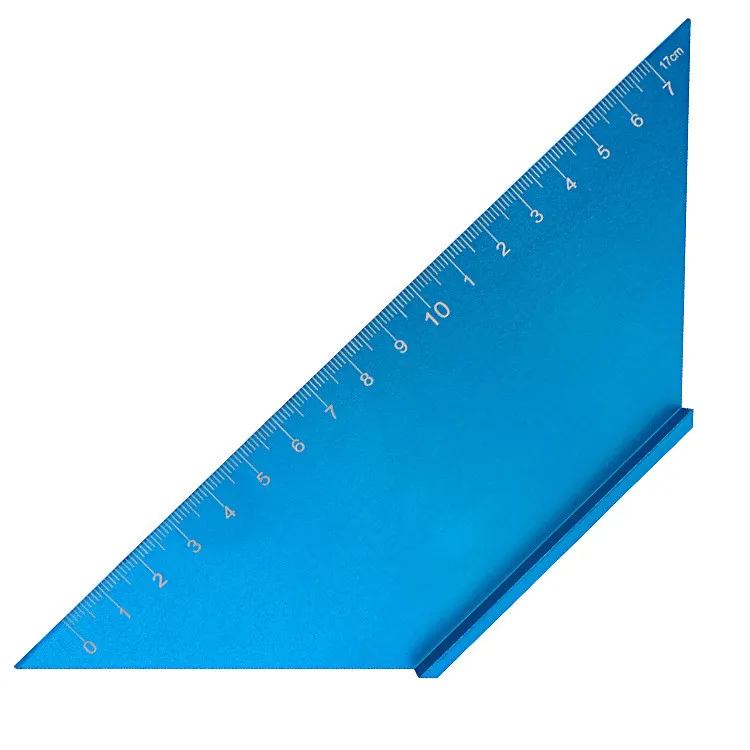 Многофункциональная направляющая линейка, деревообрабатывающая квадратная 45 градусов угол 90 градусов линейка домашнего ручного инструмента угловая линейка-пластина для измерения