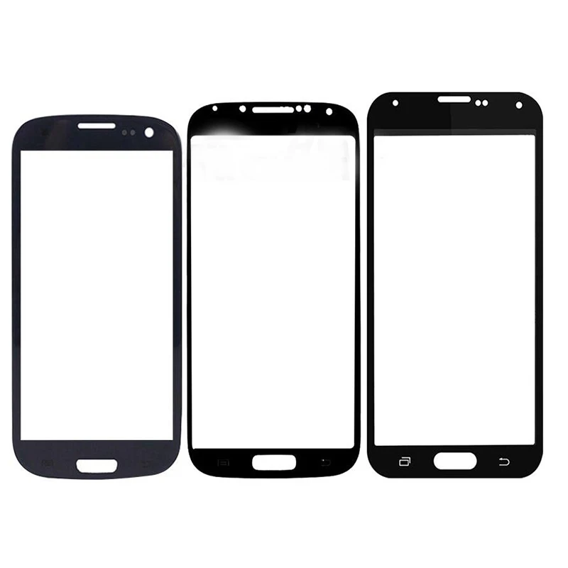 

For SAMSUNG Galaxy S3 S4 S5 Mini Touch Panel Cover Front Outer Glass Lens Replace For SAMSUNG S5 Front Screen Lens i9505 No LCD