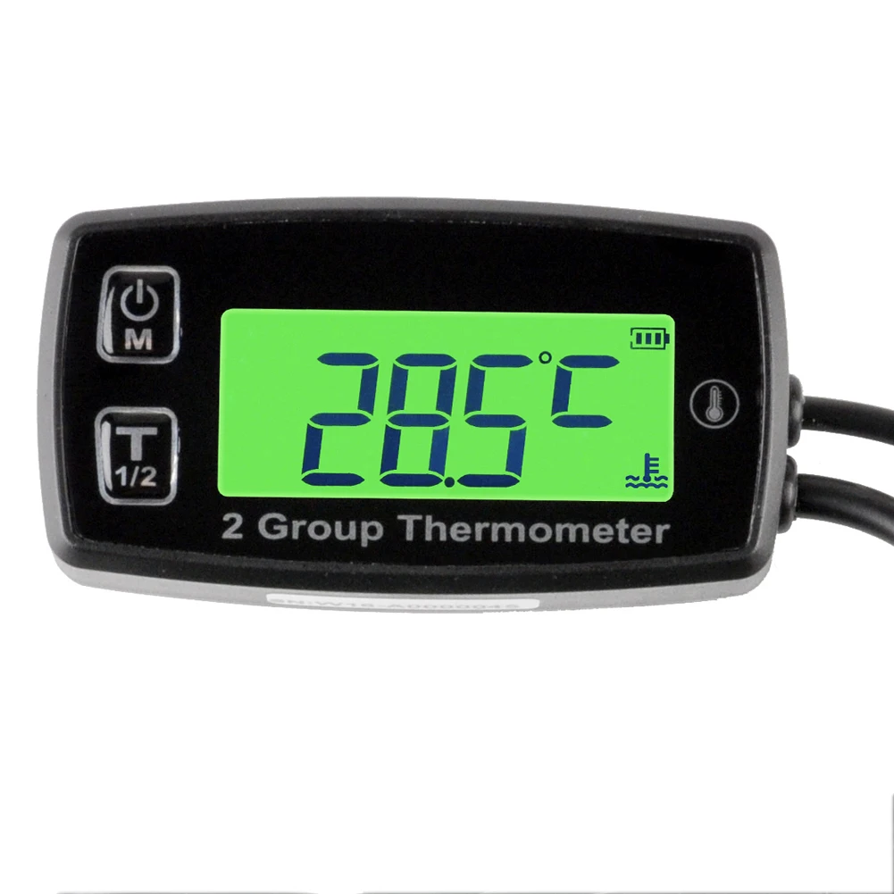 

TEMP METER Thermometer Digital 2 Temperature Meter for Dirt Pit Bike Engine Motor Car Temperature Meter Oil Bike Motorcycle ATV