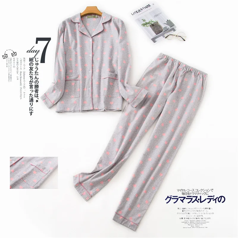 Милый кролик хлопок женские пижамные комплекты осень с длинным рукавом размера плюс домашняя одежда для женщин пижамный комплект pijama mujer invierno - Цвет: Small TZ-2