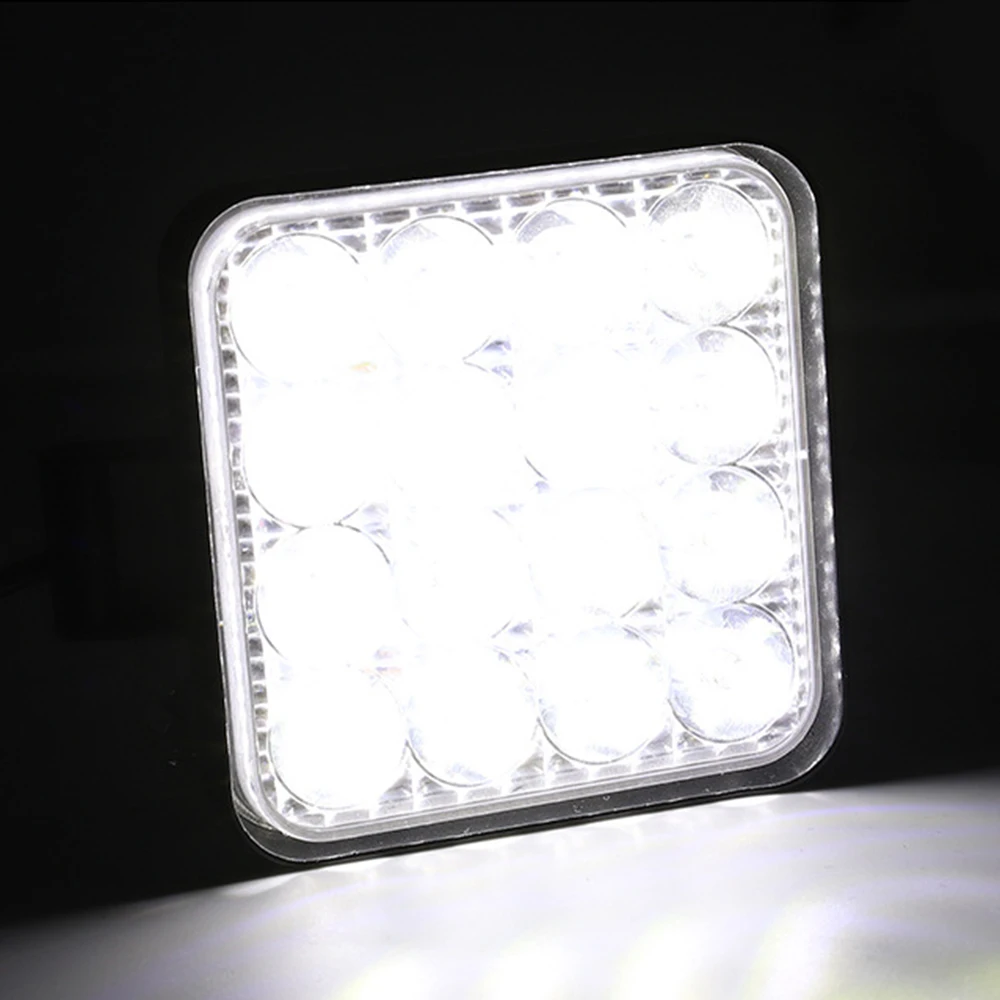16LED 48 Вт автомобильный 12 В 24 Светодиодный точечный светильник рабочий бар 6500 К