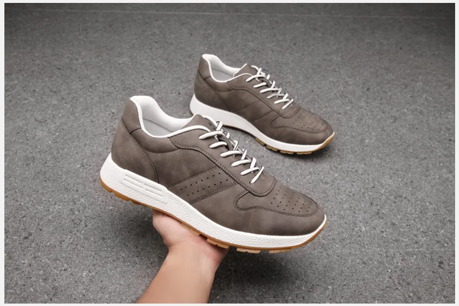West Louis™ Leather Comfy Walking Jogging Sneakers