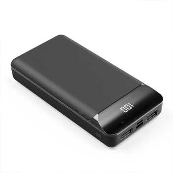 

LEORY Power Bank Case USB Type C 3 Output Digital Power Display Fast Charging DIY Shell Case For universal Mobile Phone