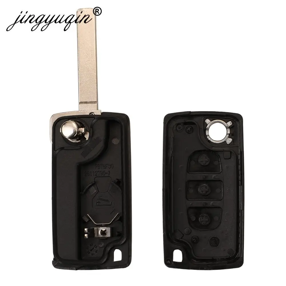 3BTN Flip Remote Van Car Key for Peugeot Partner Expert Citroen Berlingo Dispatch (Van) Folding Ce0523 ce0536 HU83 VA2