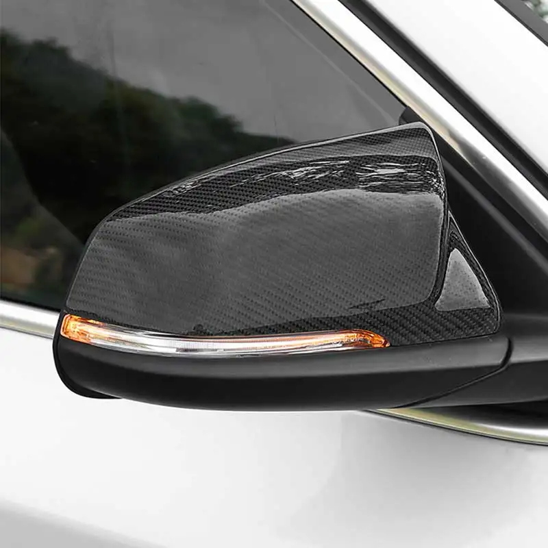 

16-20 models for BMW X1 rearview mirror shell carbon fiber reversing mirror cover horns rearview mirror cover modified exterior