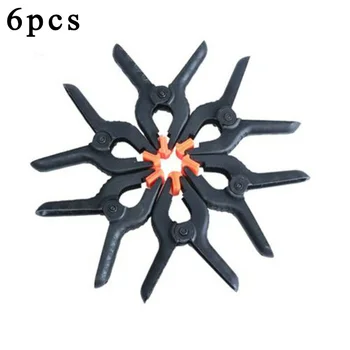 

Woodworking DIY 6pcs Spring Clips Plastic Carpentry Craft Tool Set Heavy Duty