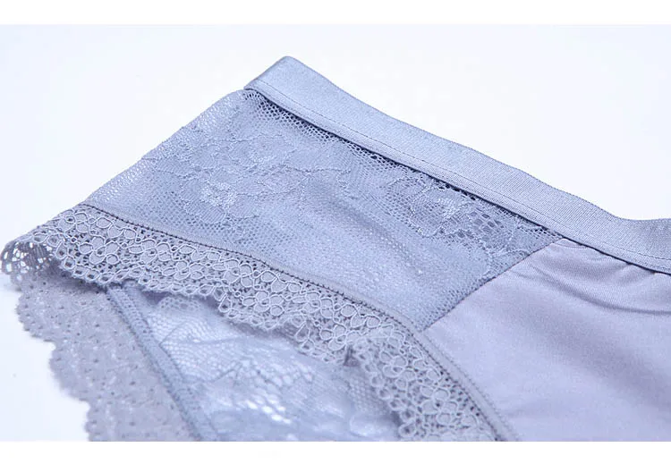 CINOON Sexy Lace Transparent Underwear Plus Size Panties  Tempting Pretty Briefs High Quality Low Waist Women's Underpants (17)