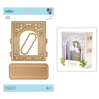 

Arch Window Rectangle Frame Border 2020 New Layered Metal Cutting Dies For Scrapbooking Craft Album Decor Card Making No Stamps