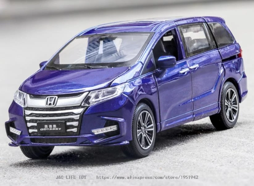 Новинка 1:32 Honda Odyssey SUV литая модель автомобиля Литые и игрушечные машинки Детские игрушки для детей Подарки Игрушка для мальчика