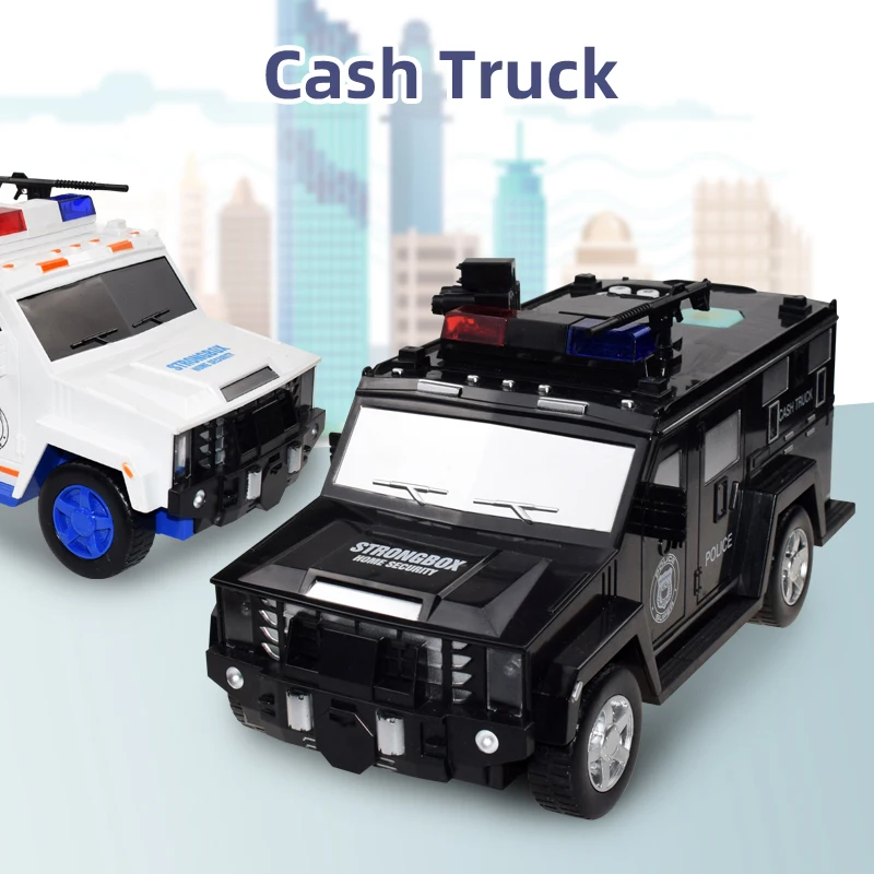 Moneybox Paper Money Box Kids Big Safe Saving Coin Large Music Toy Password Cash Truck Car Piggy Bank | Игрушки и хобби