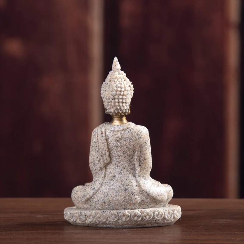 Fengshui уникальная фигурка Будды тайская скульптура буддистская статуя из смолы