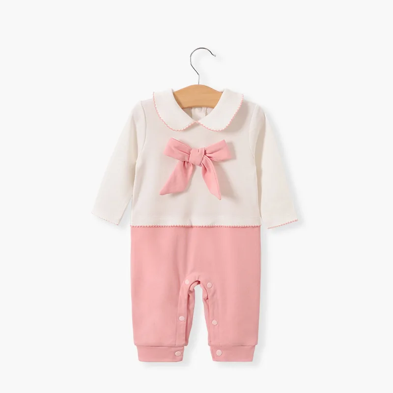 Newborn Clothes Baby Bodysuit Cartoon Animal Cotton Baby Baby Clothes Round Neck Long Sleeve Cotton Spring And Autumn Bodysuit