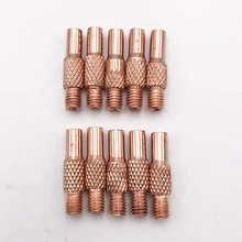 

0.8mm and 1.0mm Each 10pcs NBC-200 NBC-200A Nozzle Contact Tip For MIG Spool Gun Push Pull Feeder Aluminum Steel Welding Torch