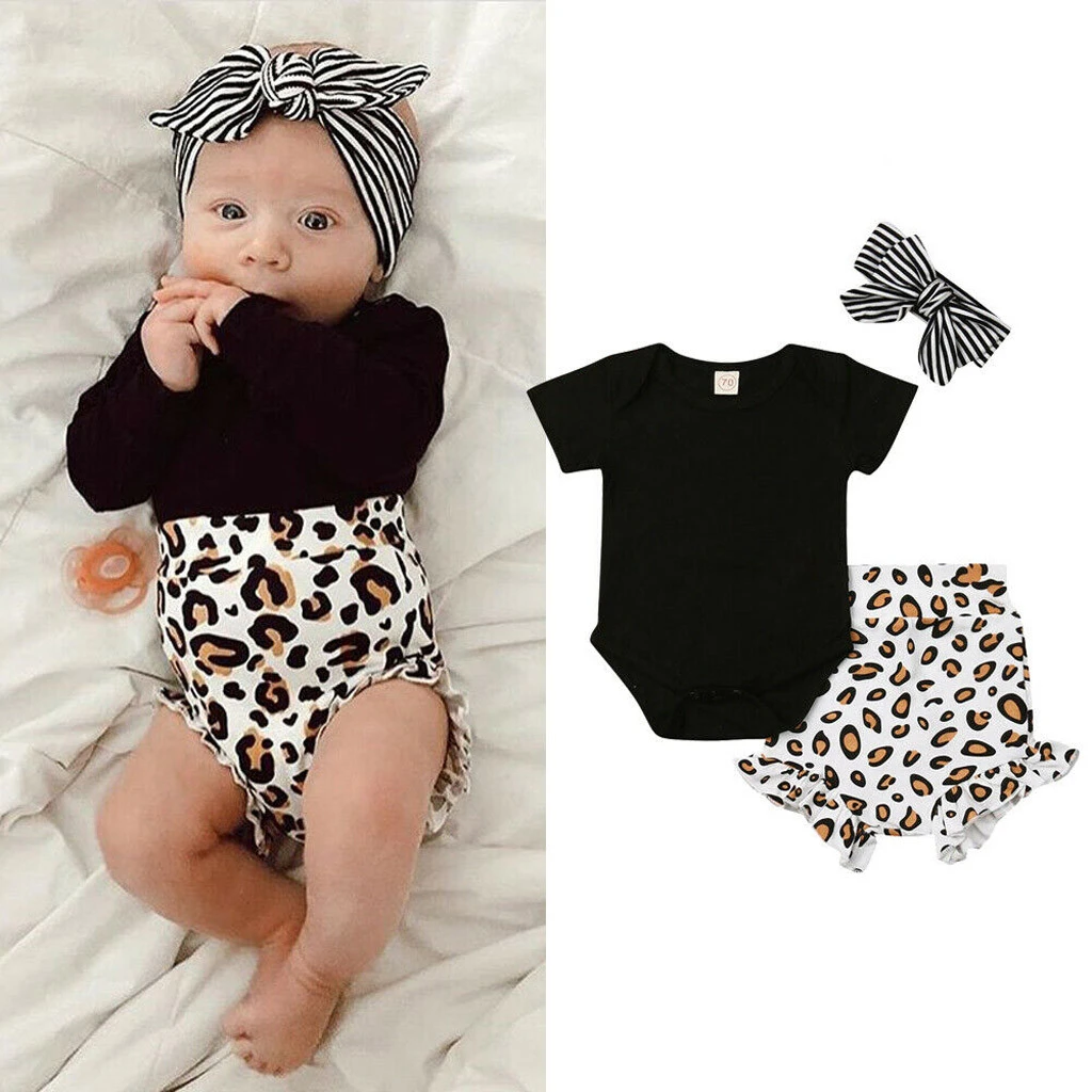 leopard print baby dress