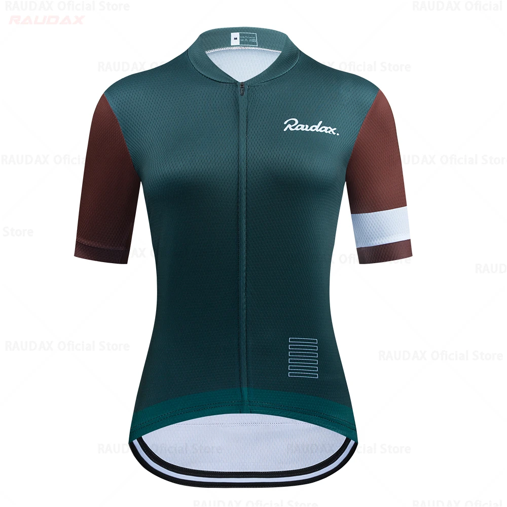 thumbnail image 1 of Ropa de ciclismo para mujer Raudax 2021, ropa de ciclismo de manga corta, maillot de ciclismo de verano, maillot de triatlón, uniforme de ciclismo, 1 of 5