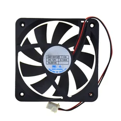 Ventilateur de refroidissement pour non oise, dc 12v, 0,130 a, silencieux, 2 broches, 60x60x15mm 