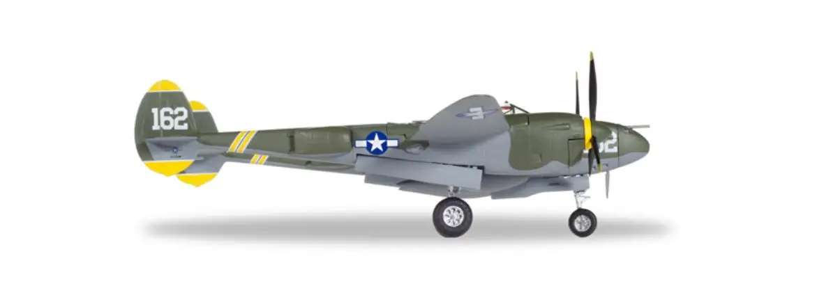 Второй мировой войны Herpa USAAF P-38J 1/72 литье под давлением модель самолета