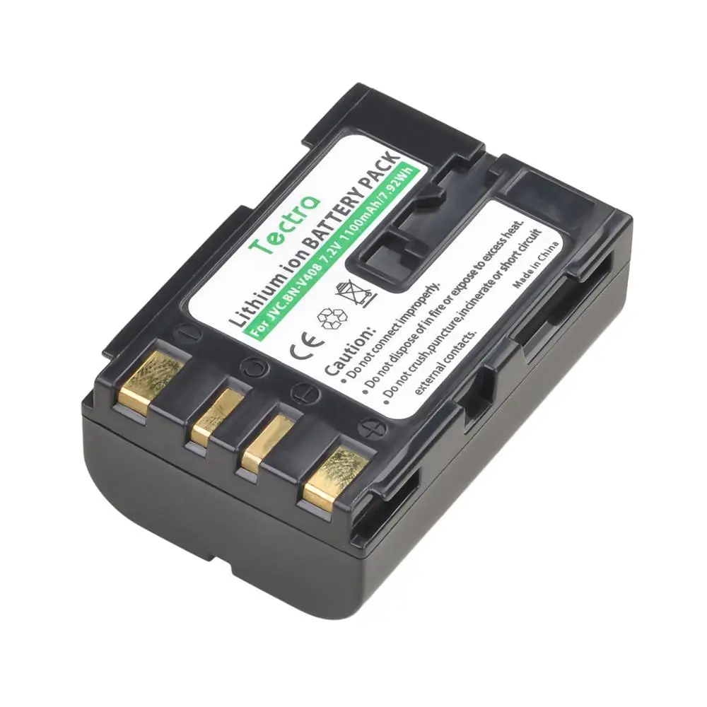 Rechargeable Battery 1100mAh 7.2V BN-V408U For JVC Camcorder
