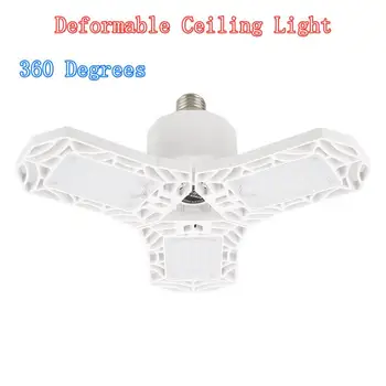 

360 Degrees LED Garage Lights Deformable Ceiling Light 4000/6000 Lumens Energy-saving Low Consumption