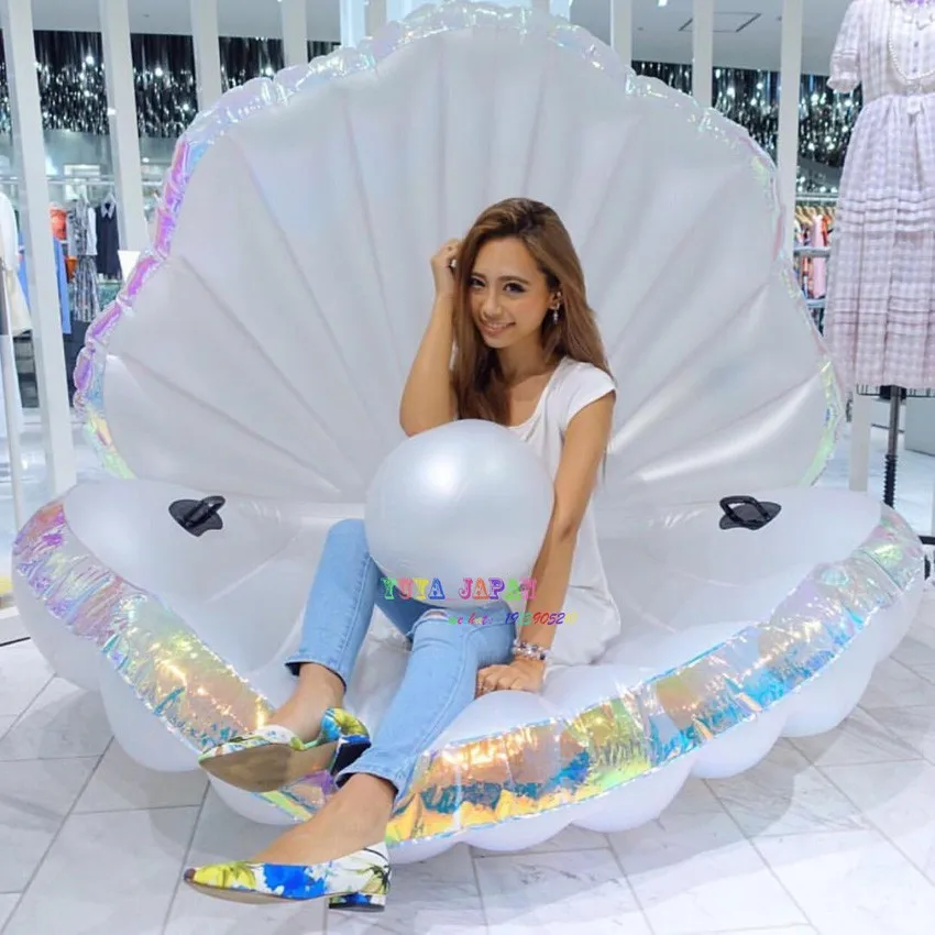 170cm Giant Inflatable Shell Pool Float 