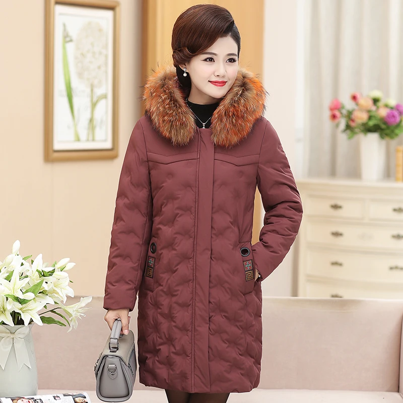 

Long Winter Jackets For Women 2019 Fashion Winter Jackets Lady High-end Down Cotton Jackets Women Warm Cotton Coat female clothe