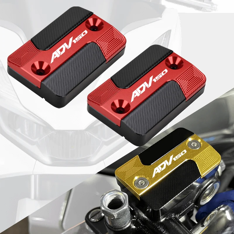 

For HONDA ADV 150 ADV150 X-ADV150 Motorcycle Accessories Front Rear Fluid Reservoir Cover Cylinder Reservoir Master Brake Cap