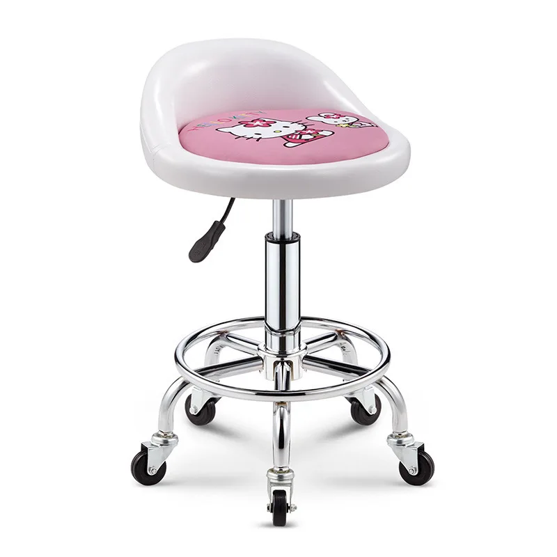 Барный стул-подъемник вращающийся барный стул домашний поворотный высокий стул спинка красота металлическое кресло Dotomy - Цвет: 23