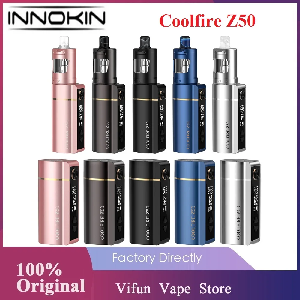 Оригинальный комплект Innokin Coolfire Z50 VW с батарейным блоком 2100 мАч и баком Zlide 4 мл
