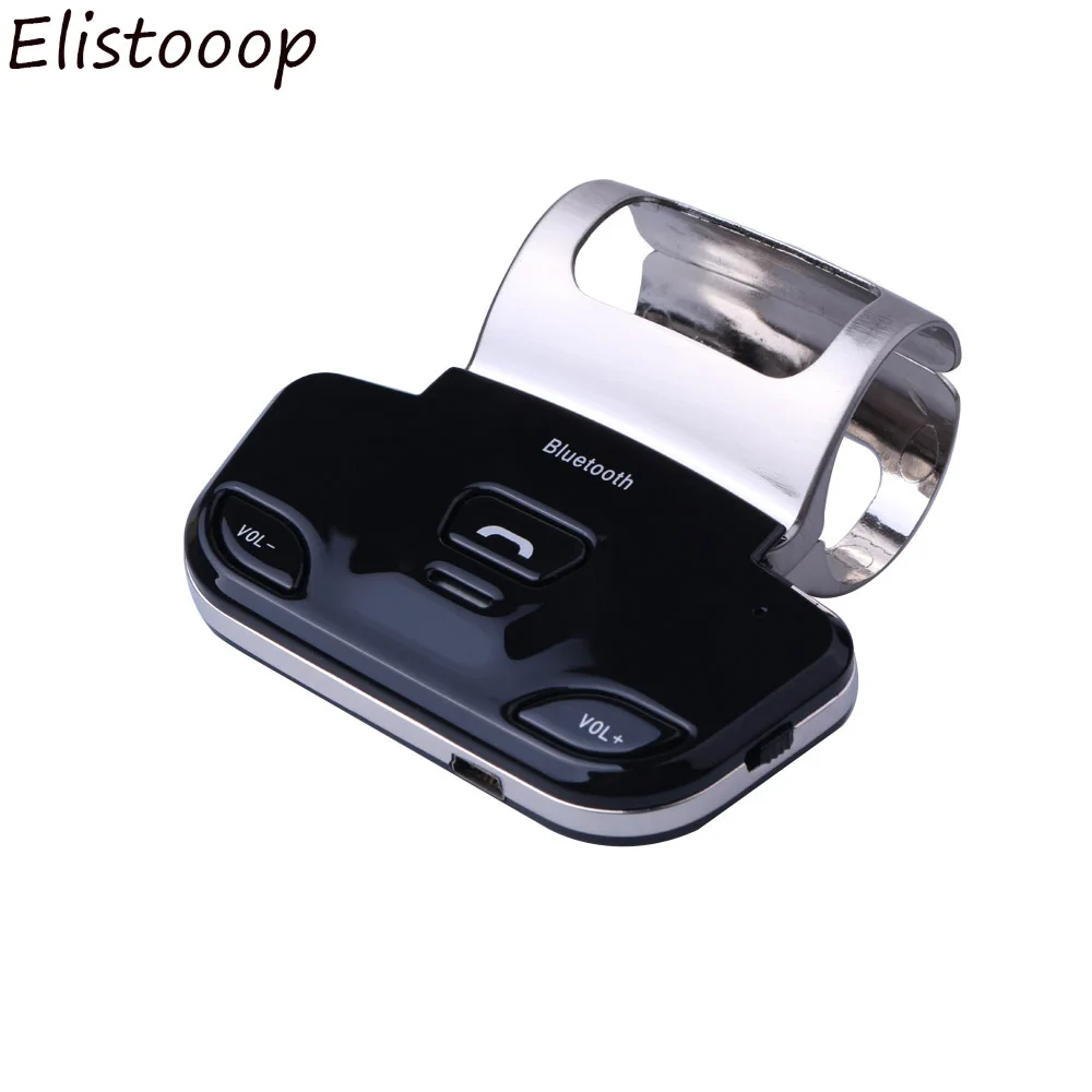Автомобильный комплект с Bluetooth и рулевым колесом, беспроводной Bluetooth громкая связь с автомобильным зарядным устройством для IPhone для Andriod Phon