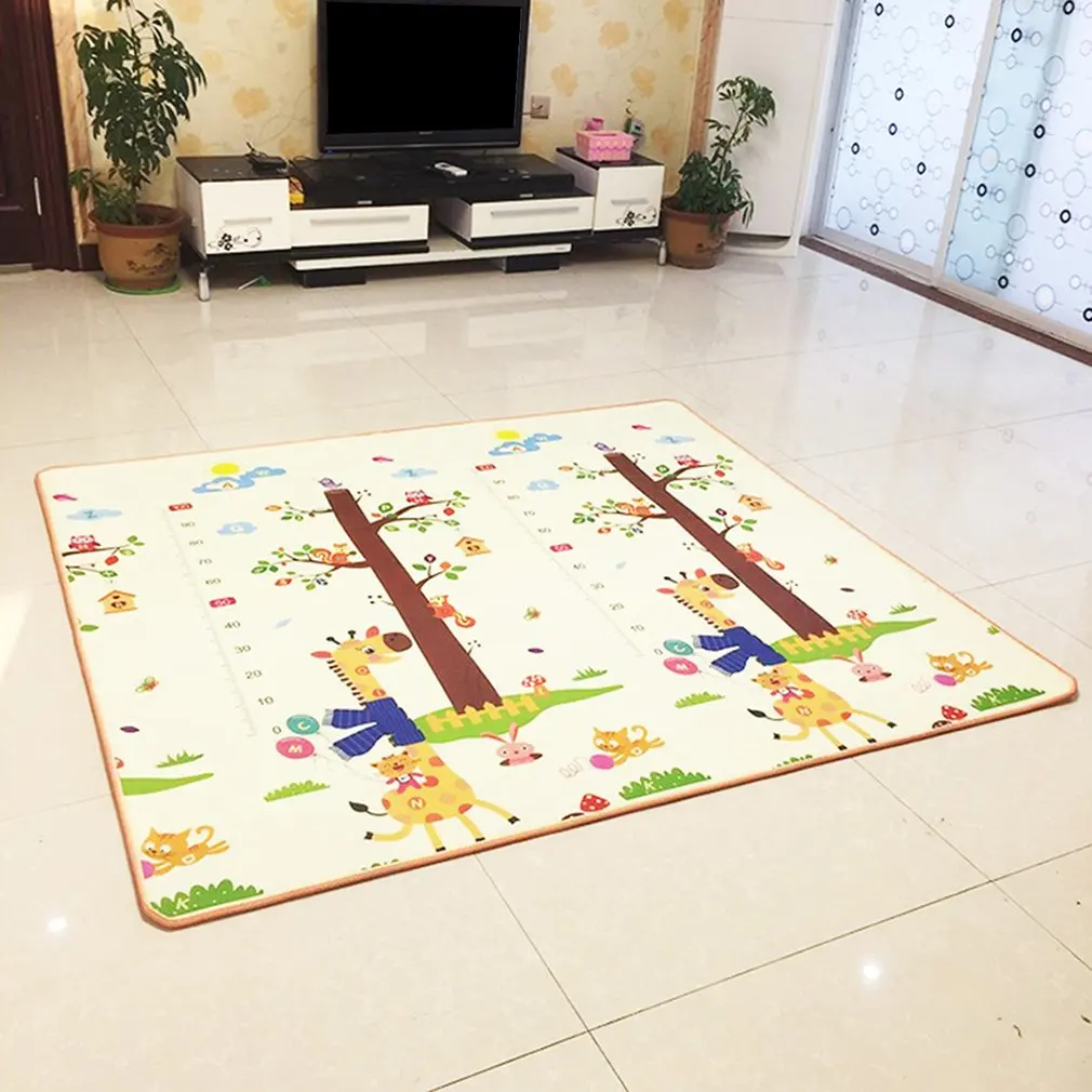 Детский игровой коврик, утолщенный, Защита окружающей среды, детский игровой коврик с рисунком, нескользящий ковер, коврик для спальни, гостиной