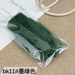 10m Roll Transparent Chiffon Ribbon for Gift Packaging and DIY Crafts (Dark green)
