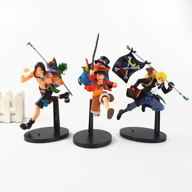 Фигурка Игрушки Обезьяна D Luffy Portgas Ace Sabo работает брат Коллекционная модель куклы