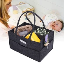 Детские Пеленки сумки большой емкости сумка для подгузников, органайзер войлочный детский Органайзер детские сумки для мамы прочный Мумия для хранения подгузников сумки