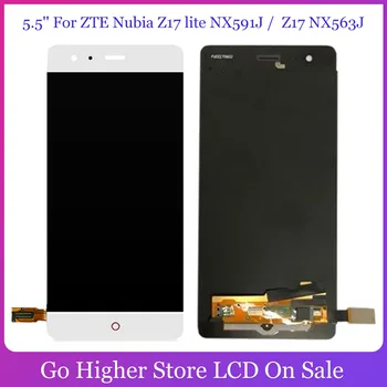 

White / Black 5.5'' For ZTE Nubia Z17 lite NX591J / Nubia Z17 NX563J LCD Display Touch screen Digitizer parts Assembly s