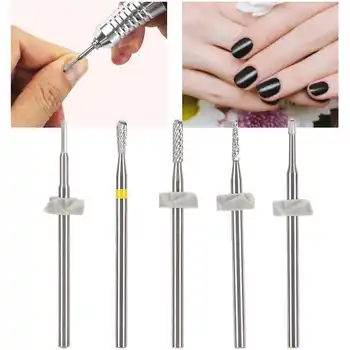 

5pcs Tungsten Steel Nail Art Grinding Polishing Head Dead Skin Removal Nail Drill Bits Tool Accessories Set