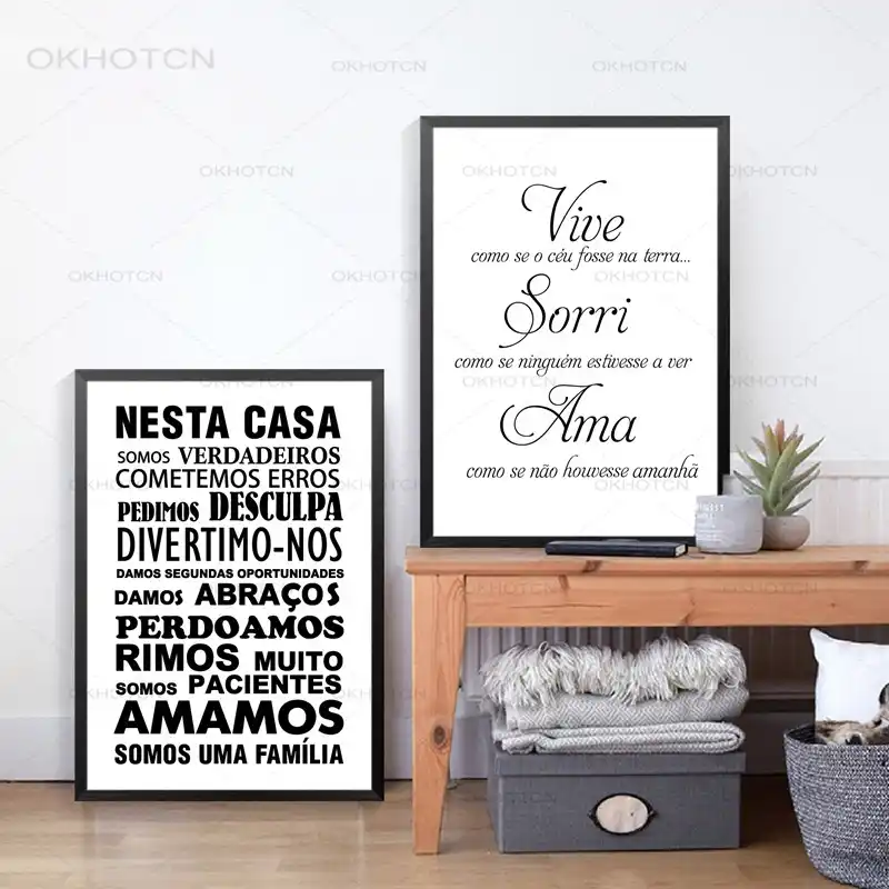 Featured image of post Placas Decorativas Com Frases Portugal Placas decorativas frases feitas especialmente para voc