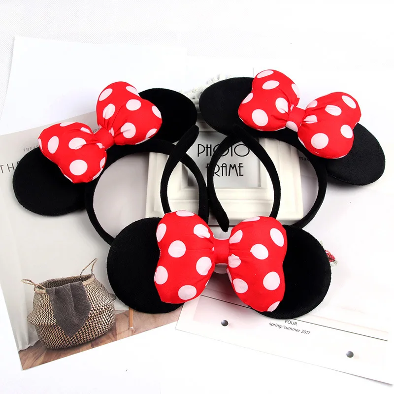 Светодиодный светильник Микки Блестящий ободок повязка на голову &quotМинни&quot