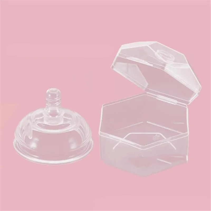 

Baby Nipple Storage Dust-proof Wide Aperture Pacify Pacifier Box Portable Infants Feeding Nursing Cradle Holders Nipple Cases
