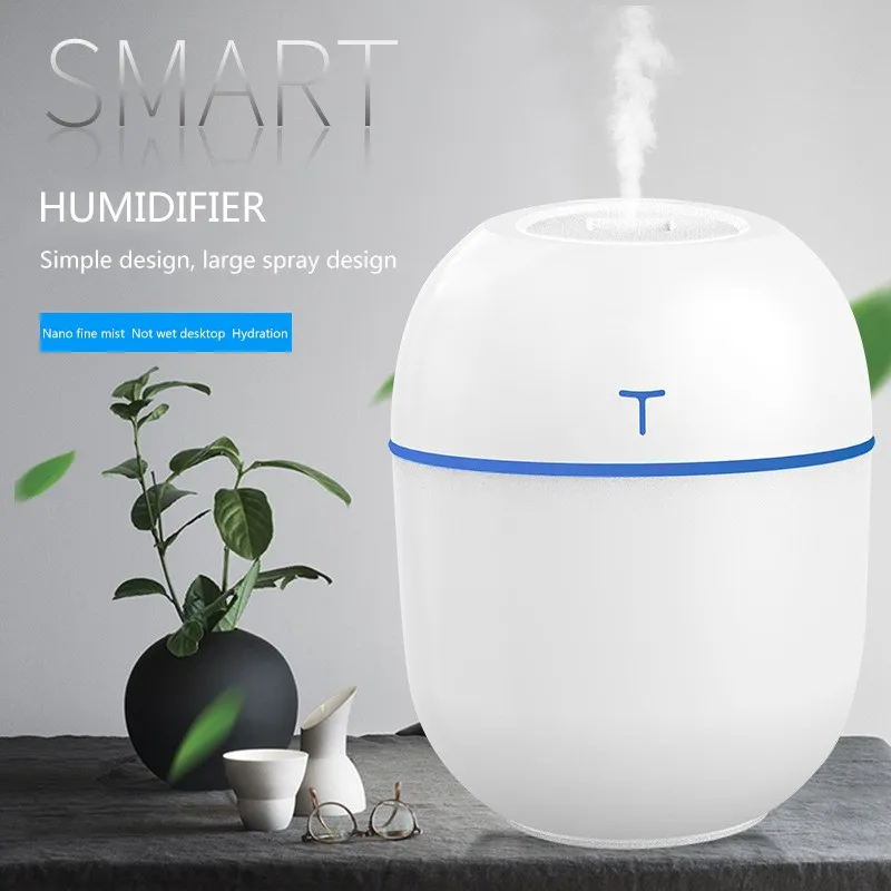 

USB Mini Egg Humidifier Desktop Mute Office Hydrating Mute Nano Fine Fog Large Capacity Humidfier