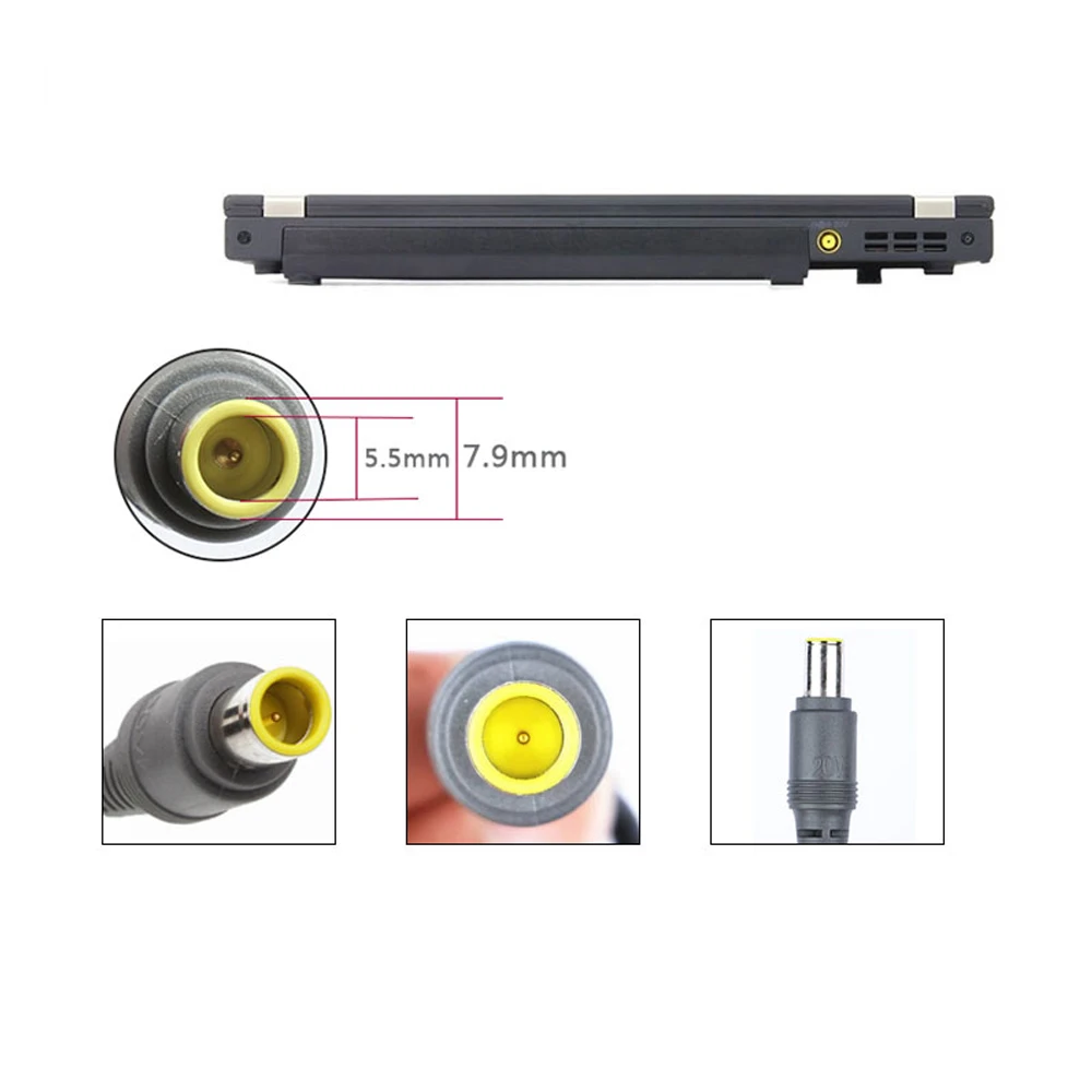 Зарядное устройство для ноутбука lenovo Thinkpad T61 T60p T400s T410s T420 T430 T430s T430u T530 90 Вт круглый