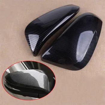

DWCX 2PCS ABS Carbon Fiber Style Car Side Rearview Mirror Cover Trim Fit for Toyota 4Runner 2014 2015 2016 2017 2018 2019