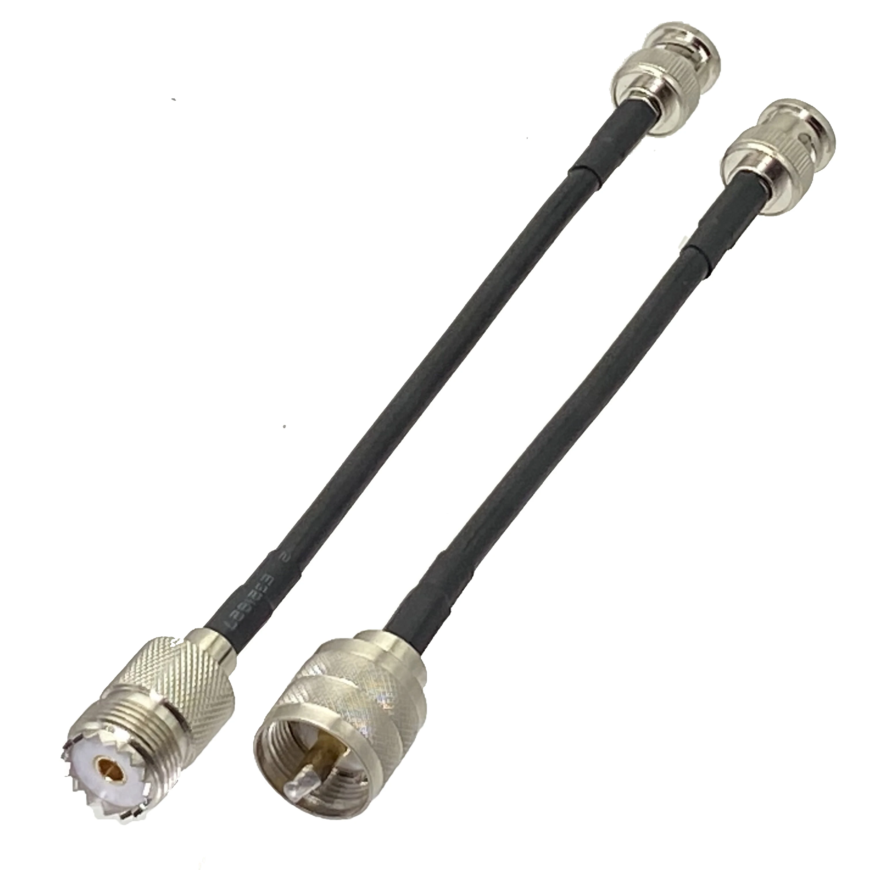 UHF PL259 штекер и SO239 гнездовой разъем BNC обжимной RG58 RG316 кабель провода терминал RF